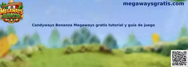 Imagen ilustrativa de Candyways Bonanza Megaways gratis para consultar su tutorial, símbolos y mecanismos de juego